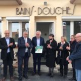 Inauguration des Bains Douche à Tresserre