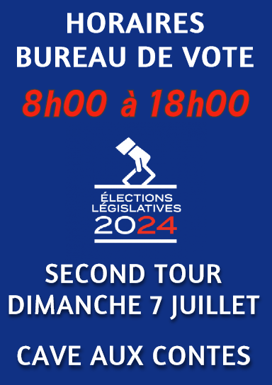 Second tour des élections législatives 2024. Horaires du bureau de vote à Tresserre