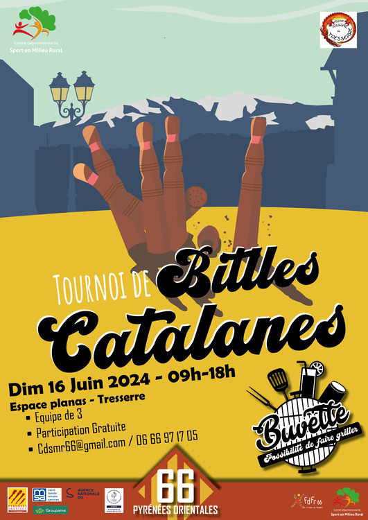 Tournoi de quilles catalanes (bitlles) dimanche 16 juin 2024 de 9h à 18h à Tresserre