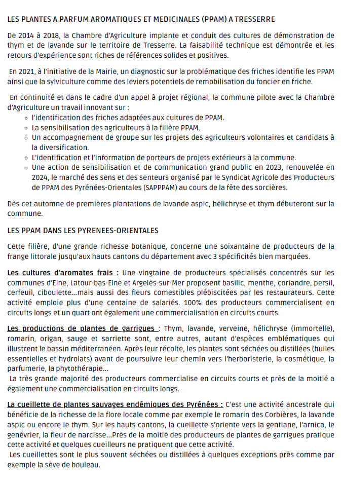 Programme du marché des sens et des senteurs à Tresserre le dimanche 20 octobre 2024 de 9h à 17h